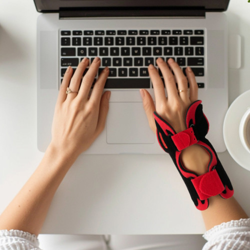 Fixing extended wrist bandage